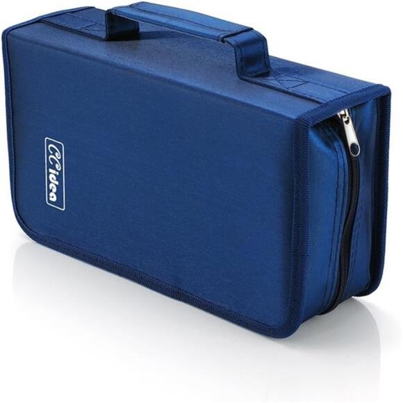 CCidea CD Case DVD Storage Holder, 128 Capacity DVD Cases Organizer CD - Picture 1 of 7